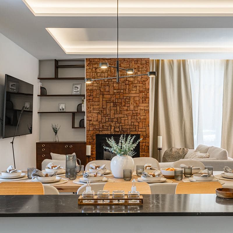 Comedor y salón de una reforma de Mara Obras