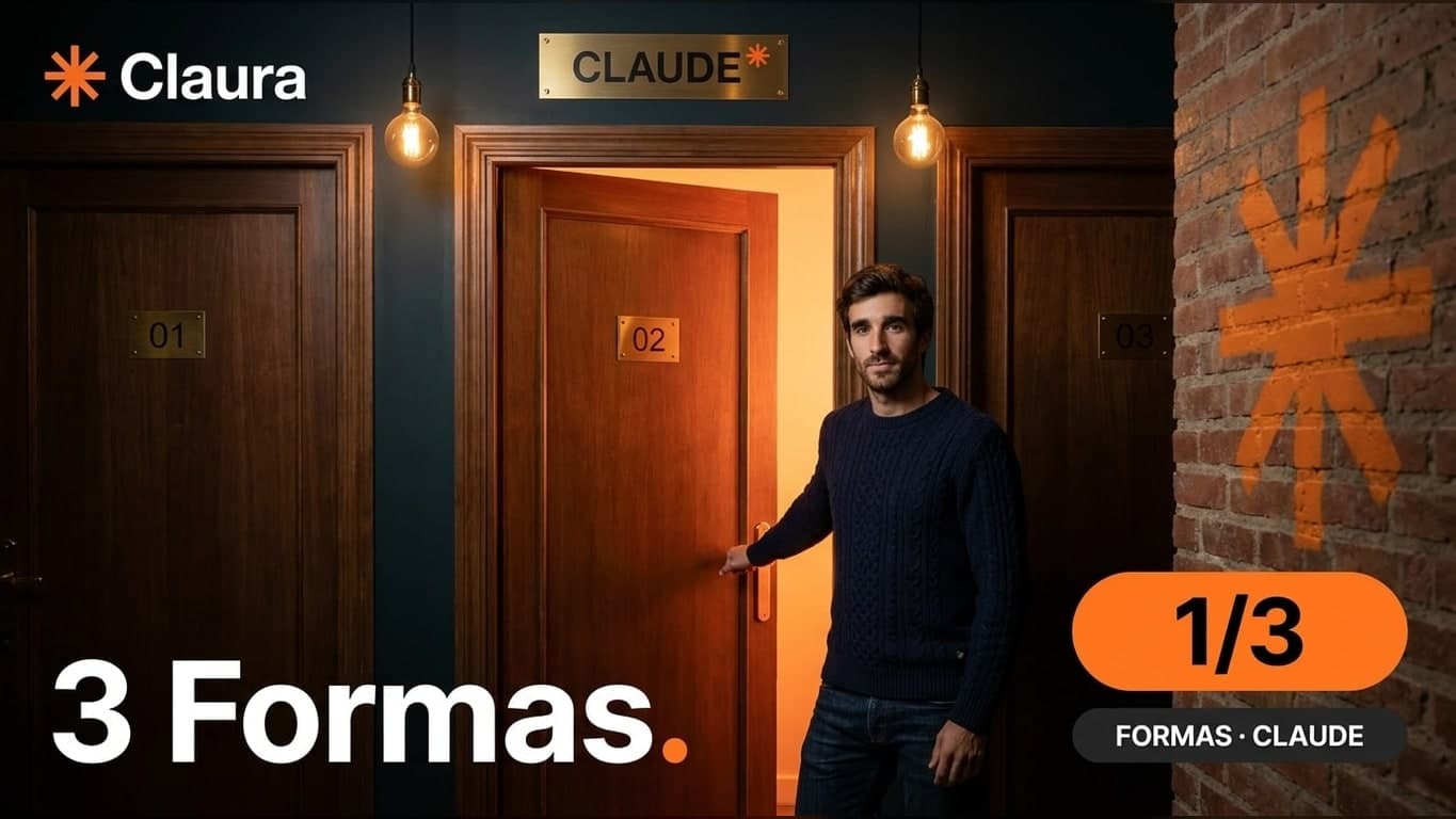 3 formas de usar Claude, y solo una vale la pena