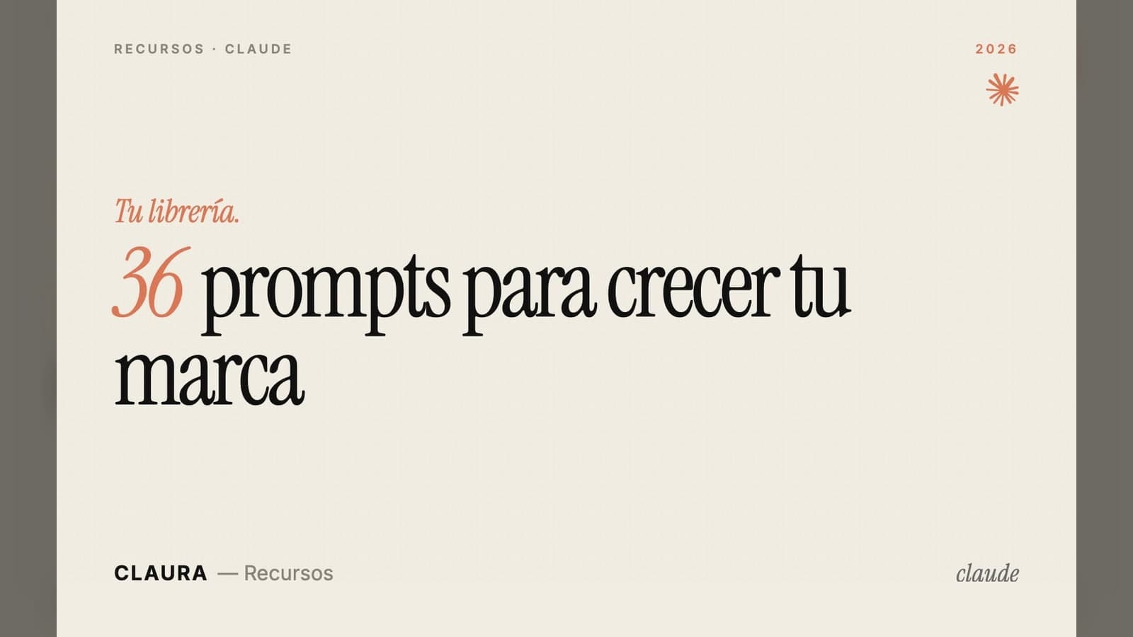 36 prompts de Claude para hacer crecer tu marca en 2026