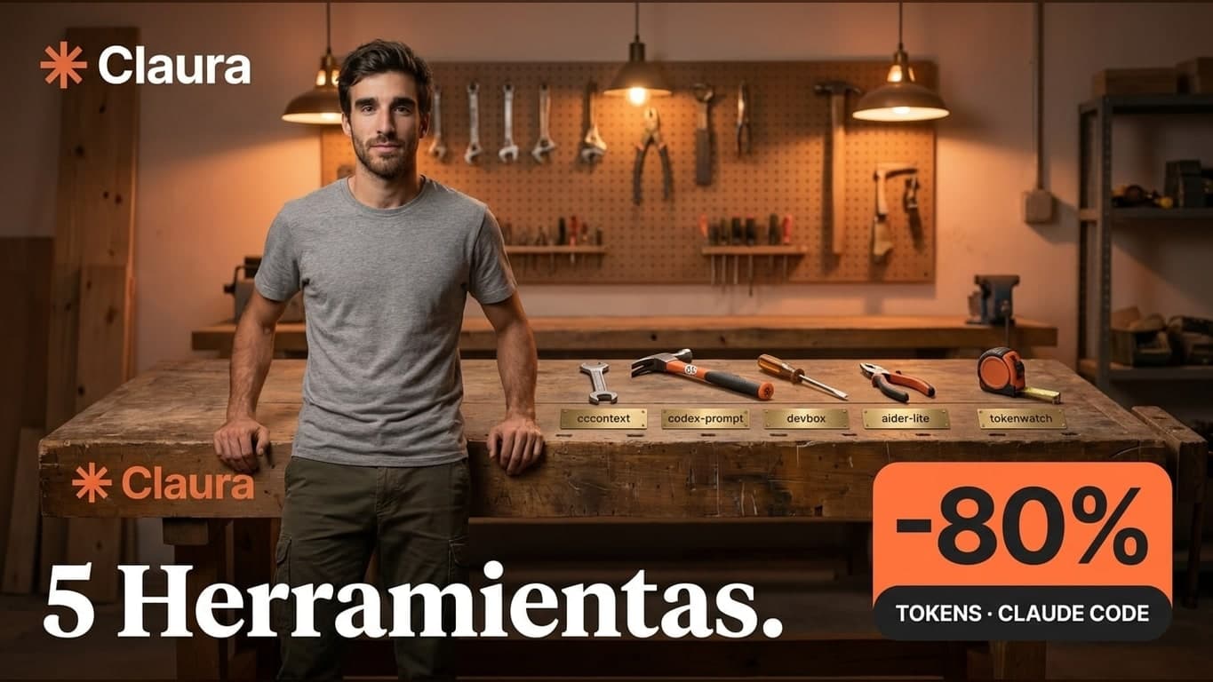 5 herramientas gratis para ahorrar 80% en Claude Code