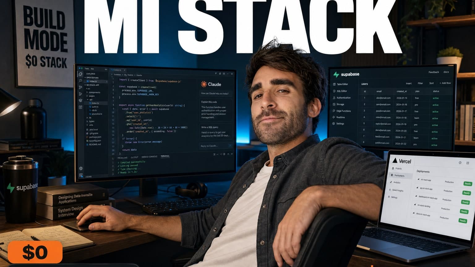 Guía: 6 apps free-tier que uso para construir mi startup con IA