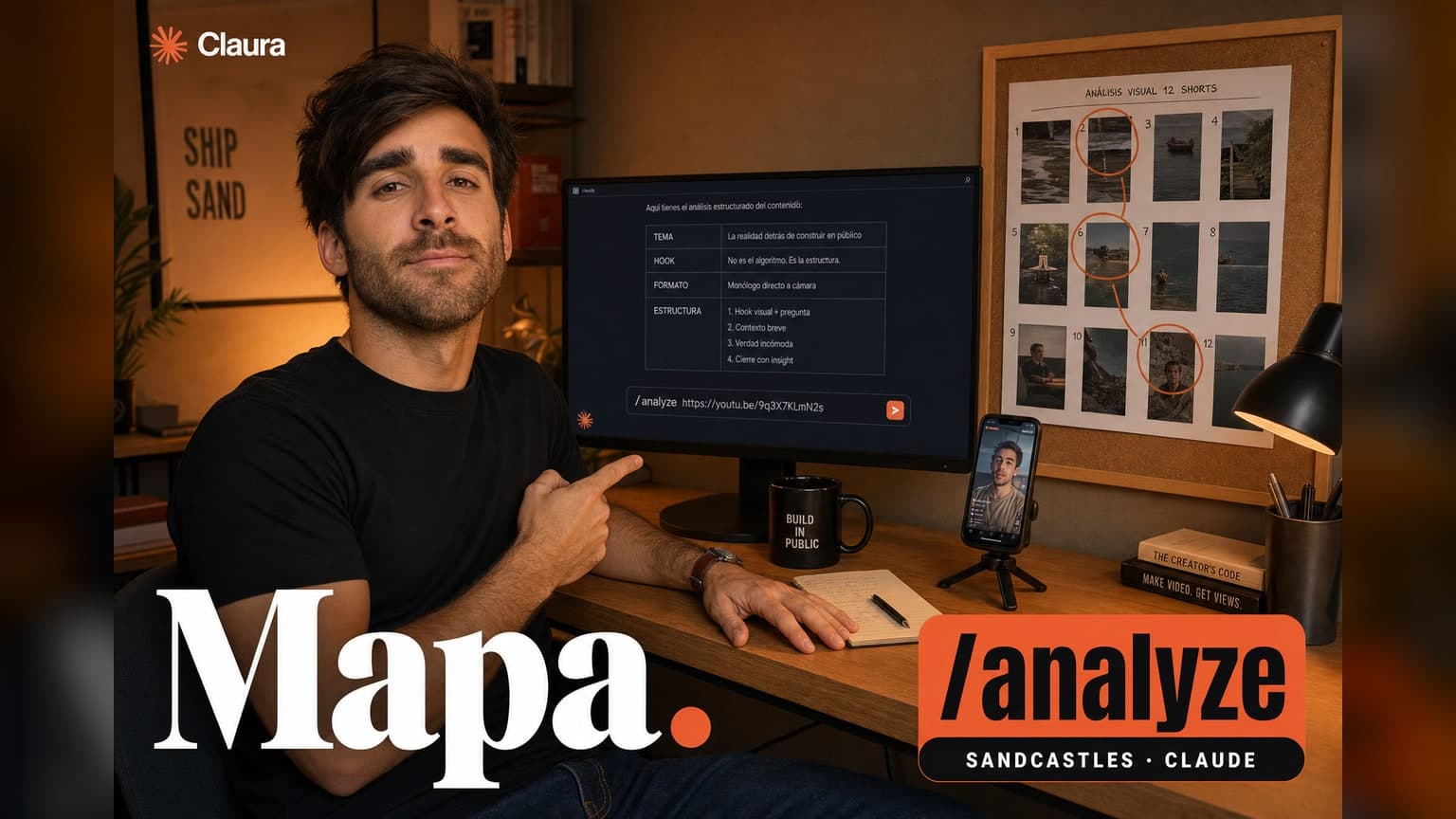 Cómo analizar reels con Claude y Sandcastles: tu mapa de contenido