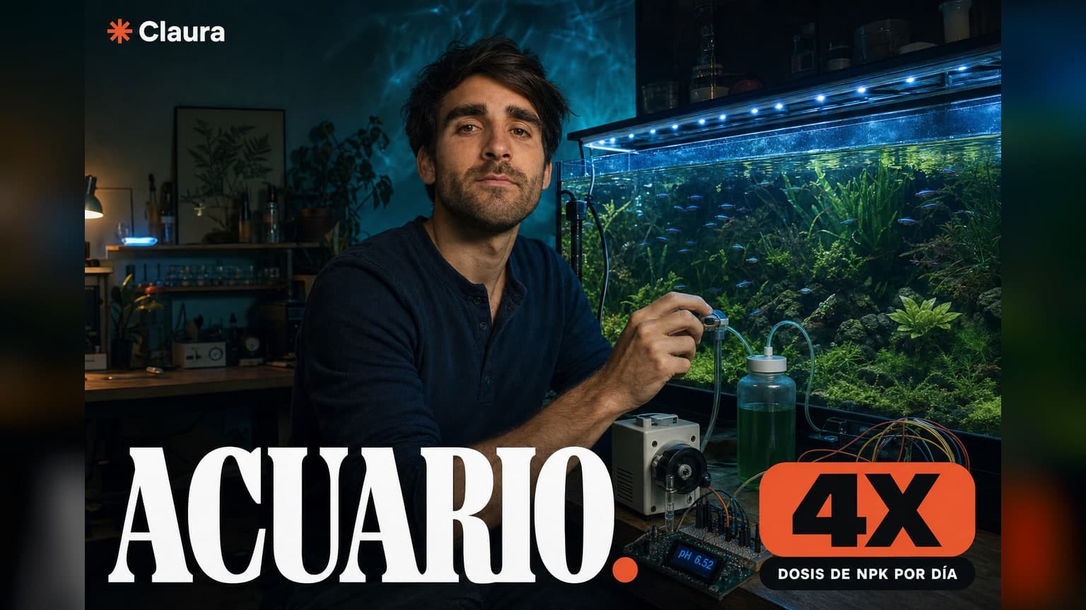 Automatizar el mantenimiento de tu acuario con un robot