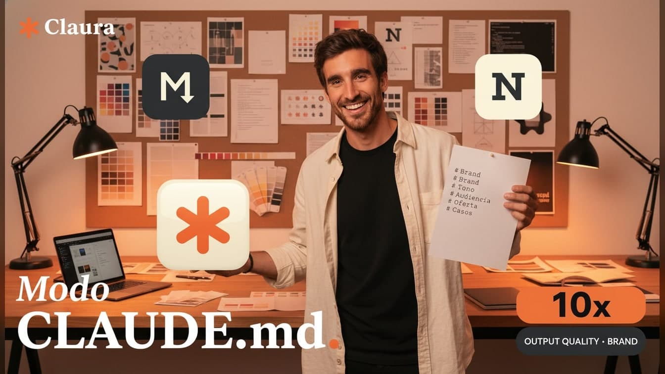 CLAUDE.md de marca: template para entrenar Claude con tu marca