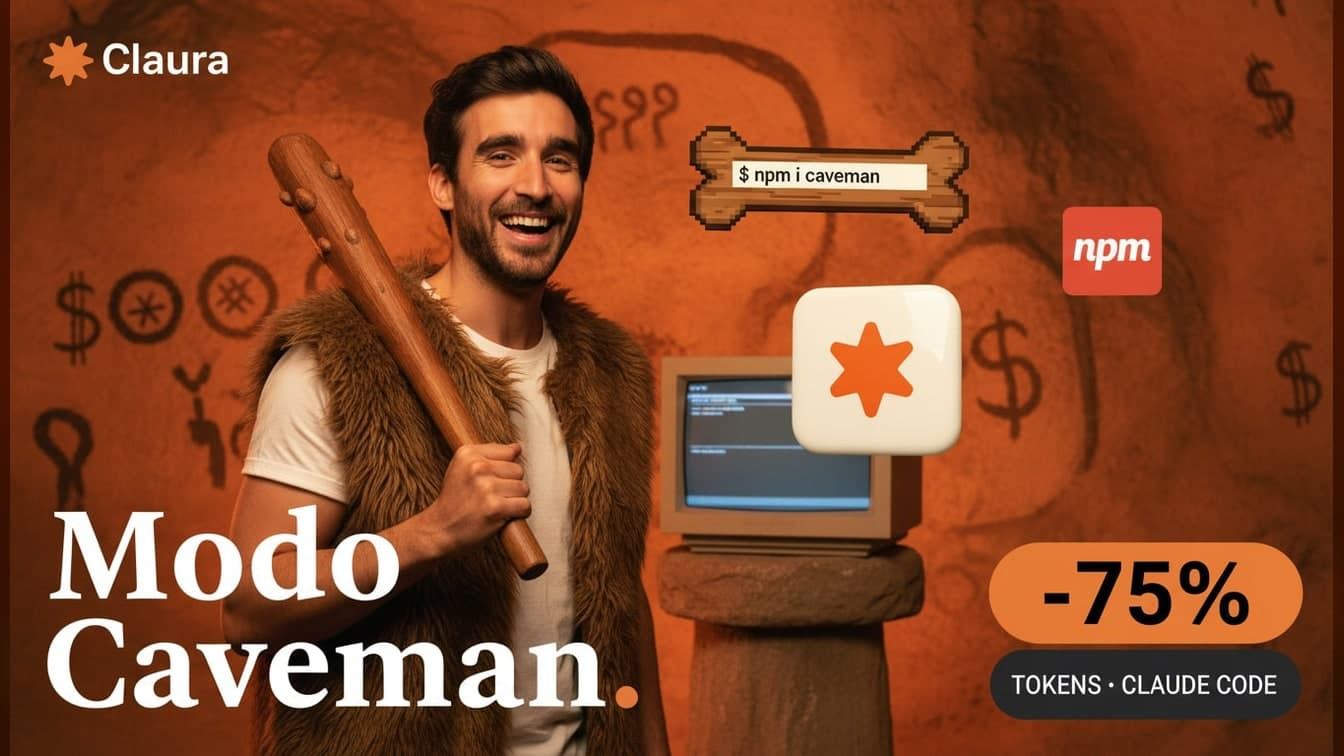 Caveman · el plugin que hace que Claude Code ahorre 75% de tokens