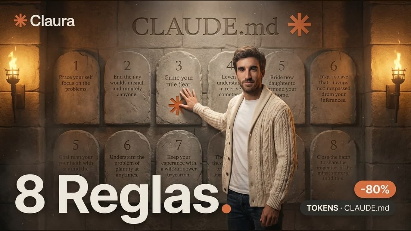 Cómo ahorrar 80% de tokens en Claude Code con 8 reglas en CLAUDE.md