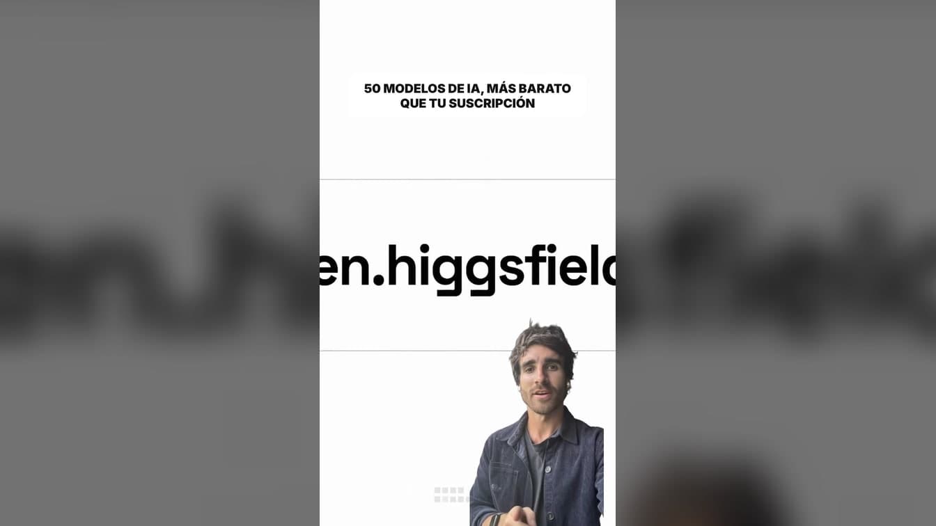 Higgsfield API: pago por uso en 50+ modelos de IA