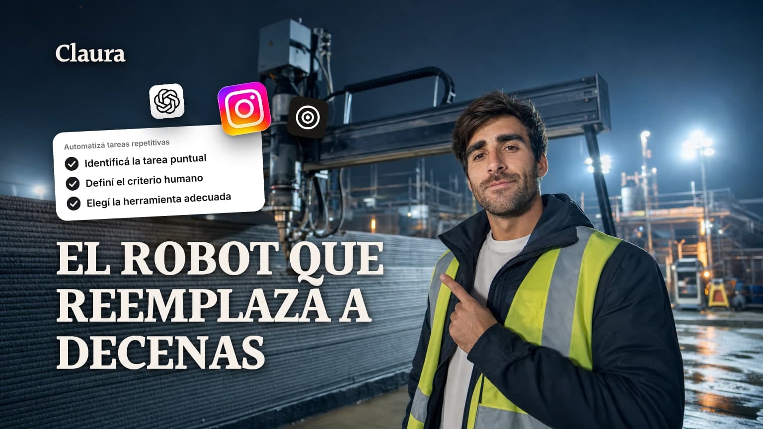 Impresión 3D en construcción: el robot que reemplaza a decenas