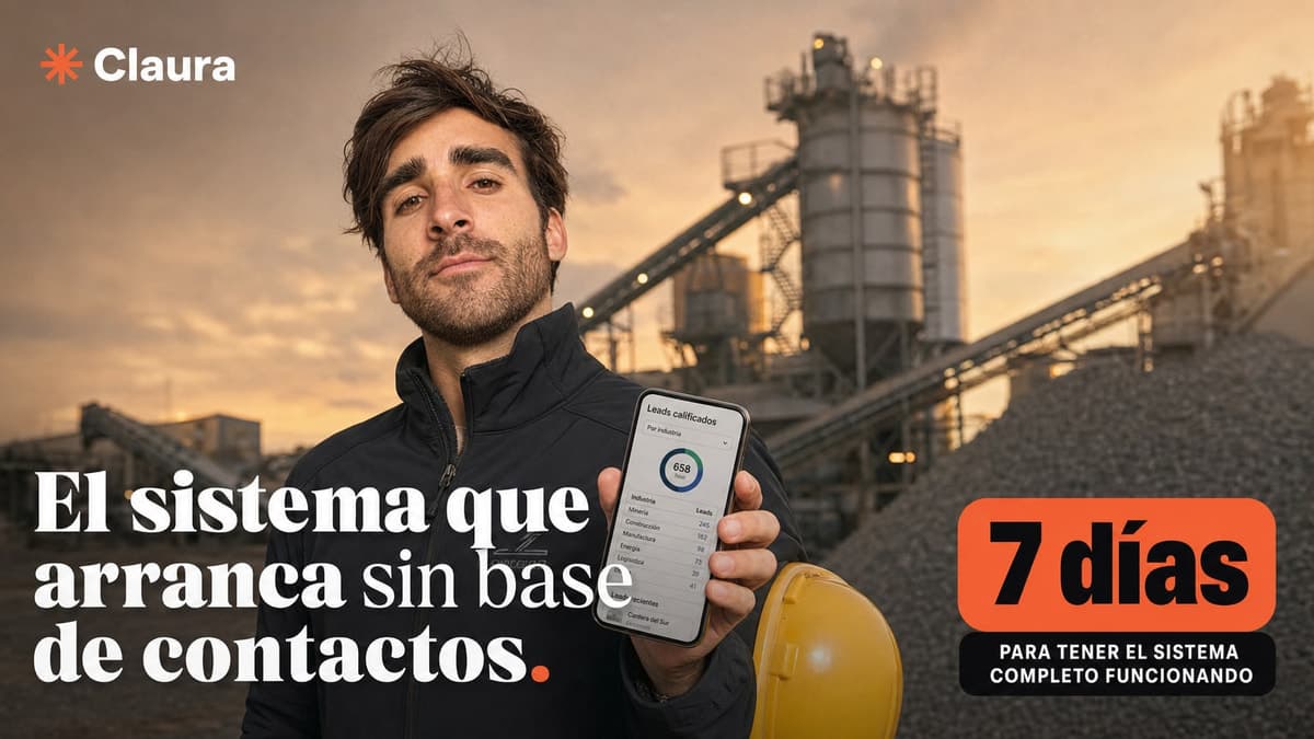 Generación de leads B2B en minería no metálica e insumos agropecuarios