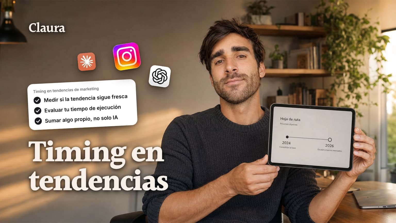 Mateo mostrando la línea de tiempo del caso de la camiseta de IA del Manchester City