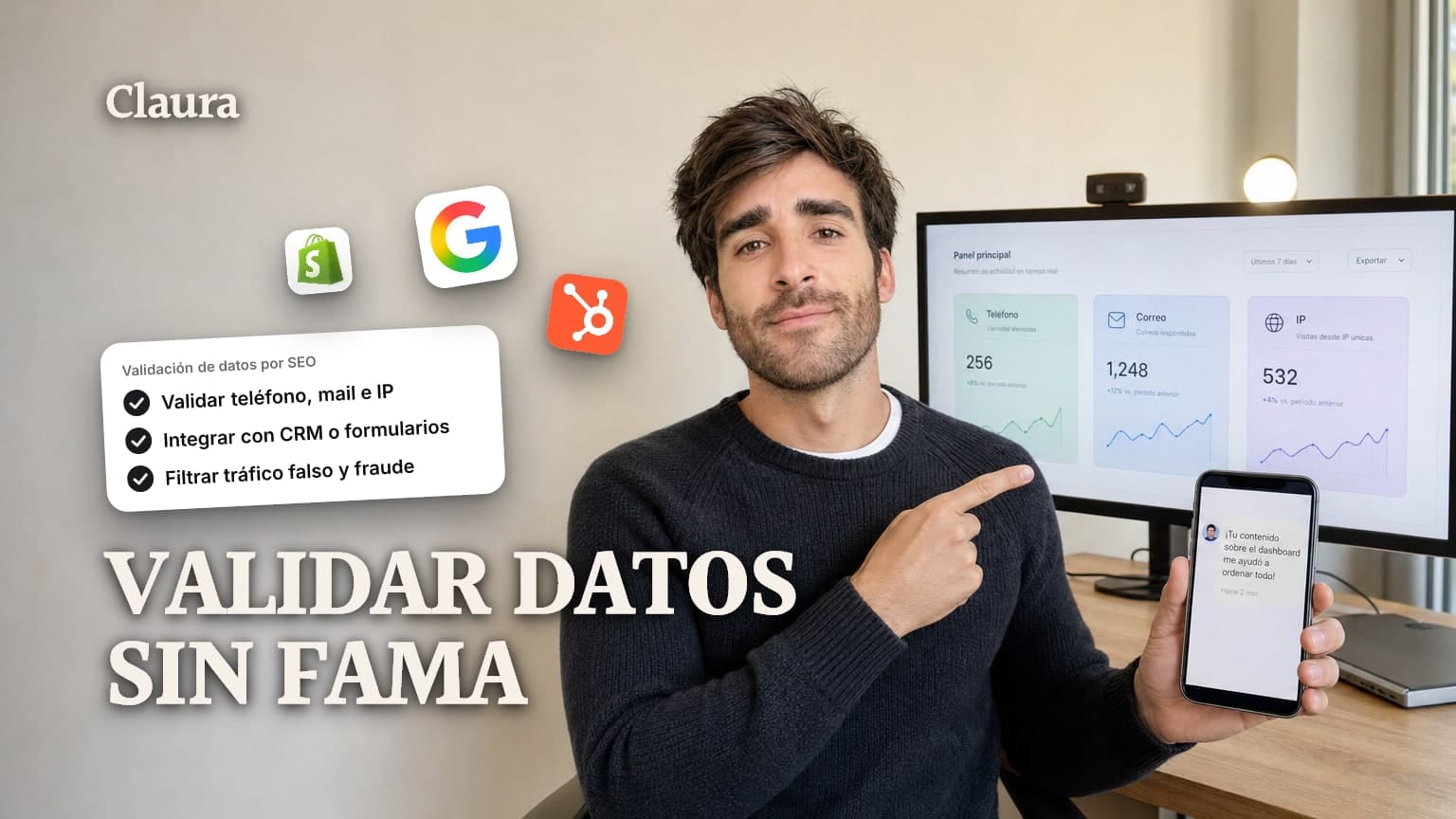 Validar teléfonos, mails e IPs: el nicho SEO que armó un negocio sin fama