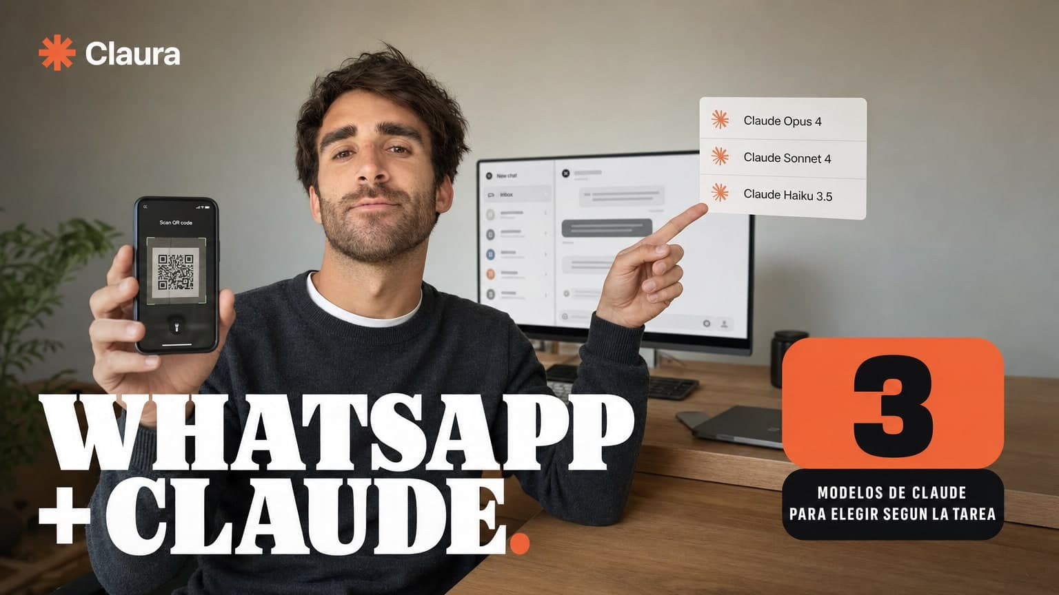 Vincular WhatsApp a Claude: el modelo y la primera tarea