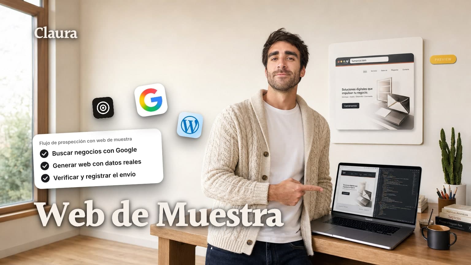 Web de muestra para prospectar: mostrá la propuesta antes de venderla