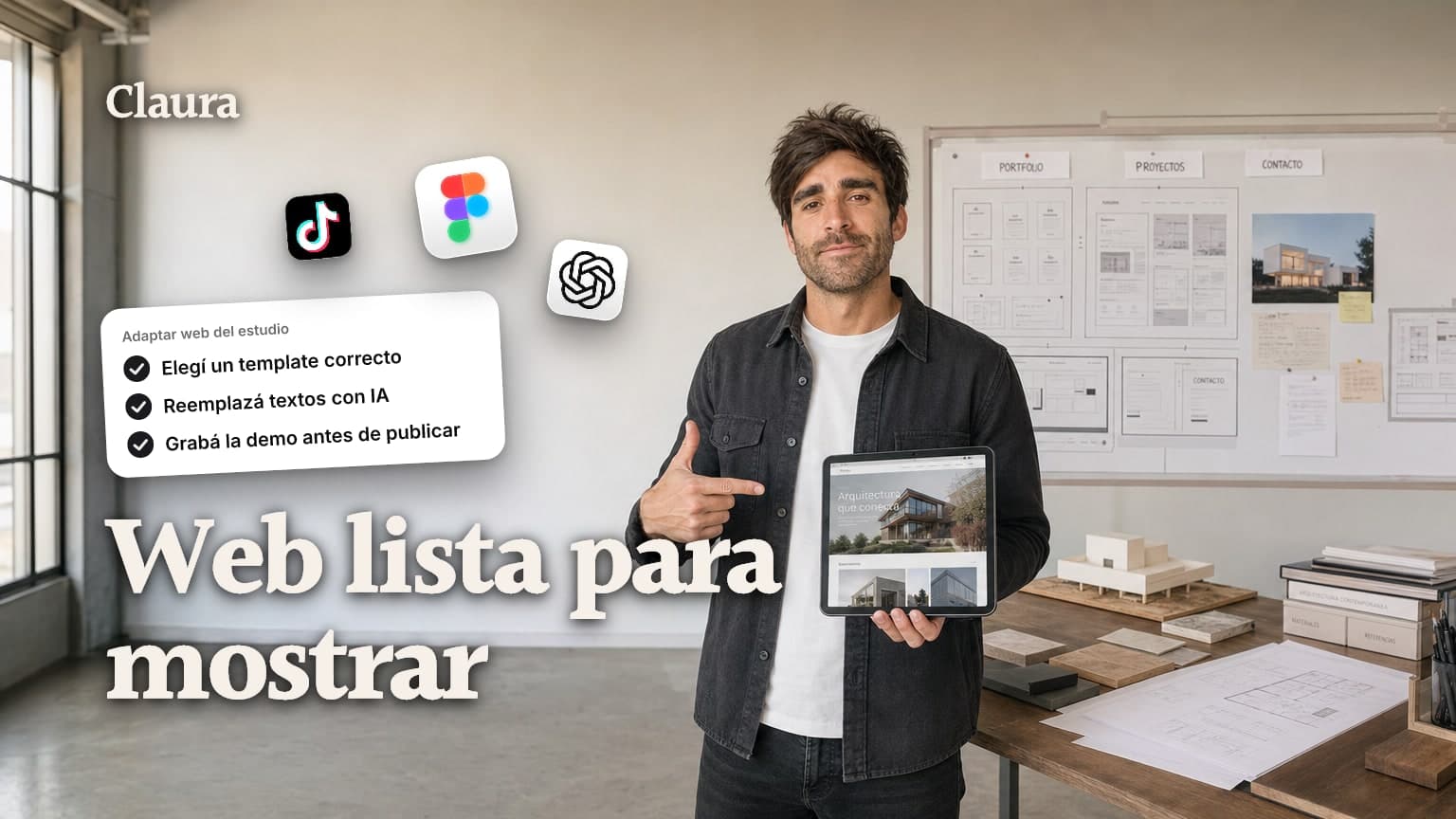 Cómo armar la web de tu estudio de arquitectura con IA
